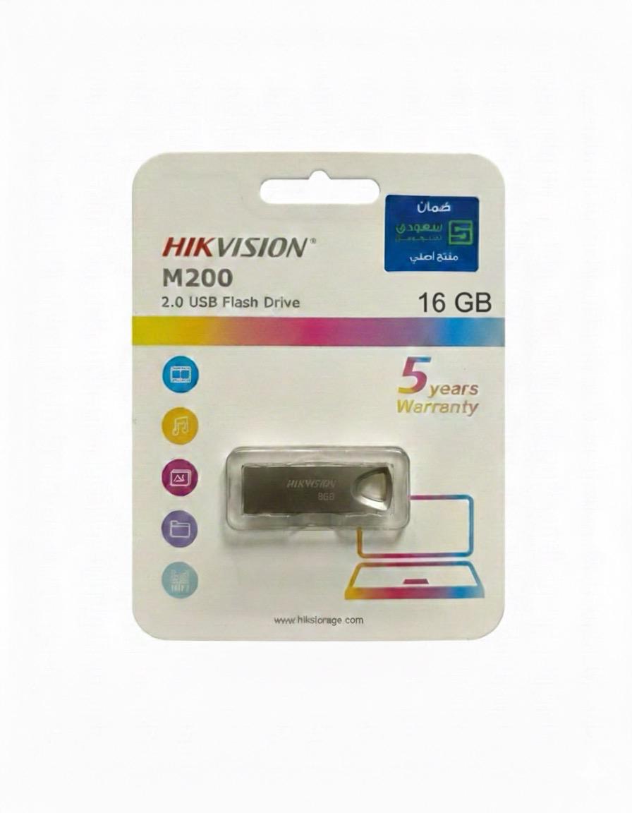 HIKVISION,USB 3.0 flash drive, silver metal,high-speed transfer,16GB capacity,5-year warranty.