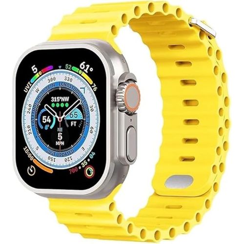 Silicone Strap for Smart Watch - Compatible with Apple & Similar - 42mm to 49mm
