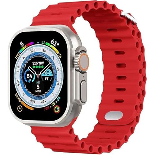 Silicone Strap for Smart Watch - Compatible with Apple & Similar - 42mm to 49mm
