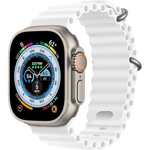 Silicone Strap for Smart Watch - Compatible with Apple & Similar - 42mm to 49mm